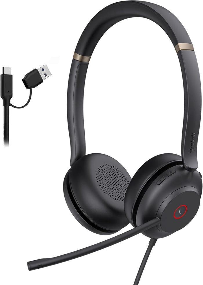 Yealink UH37USB Headset (1308141) with Noise Cancelling Mic
