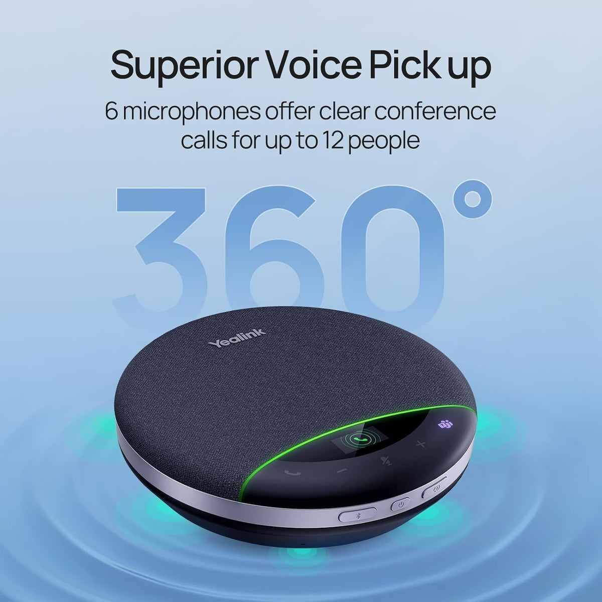 Yealink SP96 USB-C/A Bluetooth Speakerphone with Dongle — product image 2