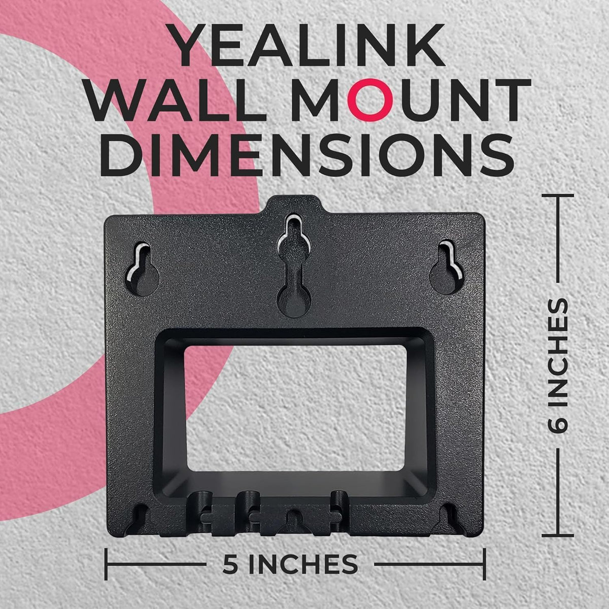 Yealink Wall Mount Bracket T33G, T34W & MP52 IP Phones — product image 2