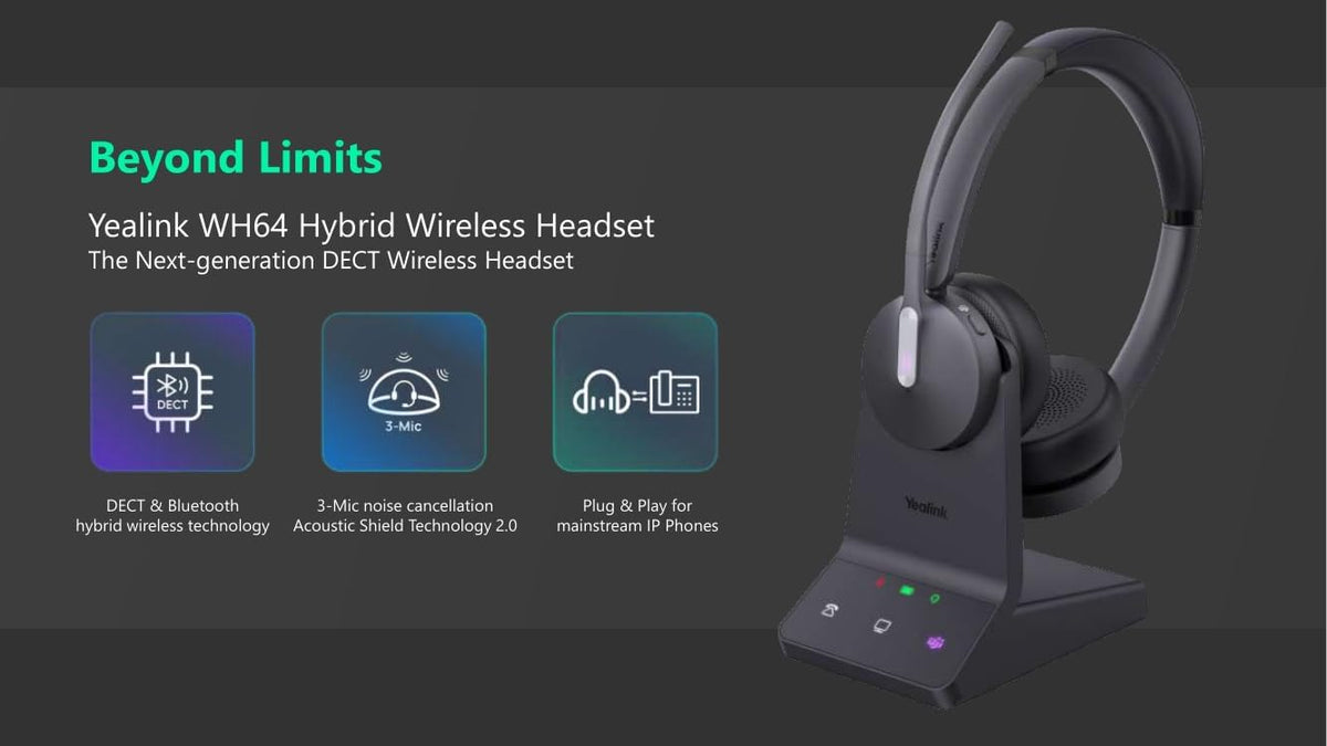 Yealink WH64 DECT Headset — product image 5