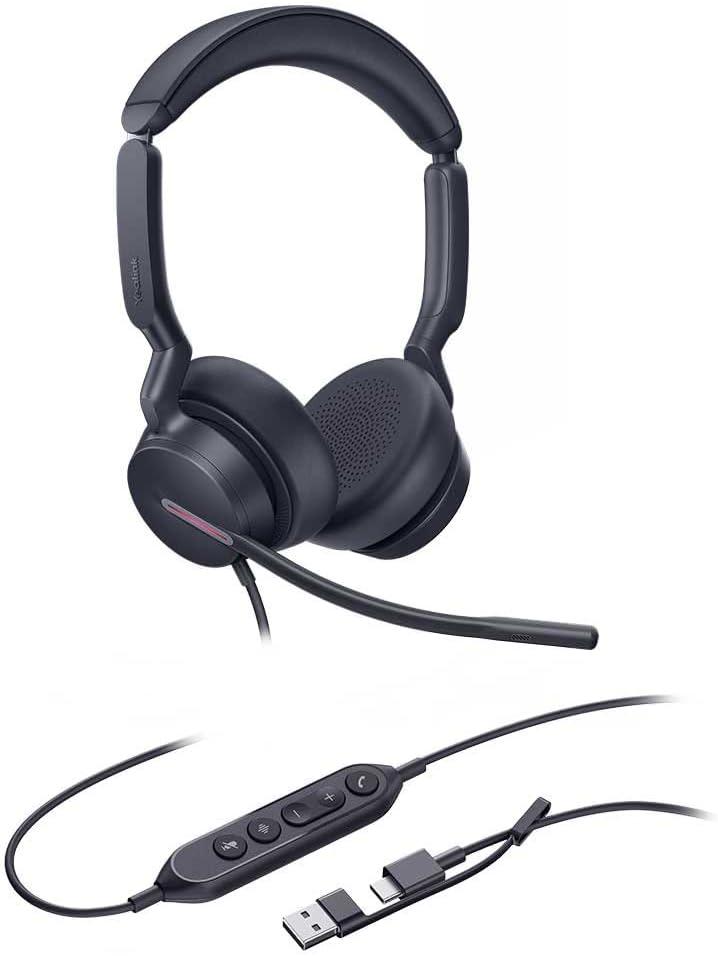Yealink UH46 Dual Teams USB Wired Stereo Headset