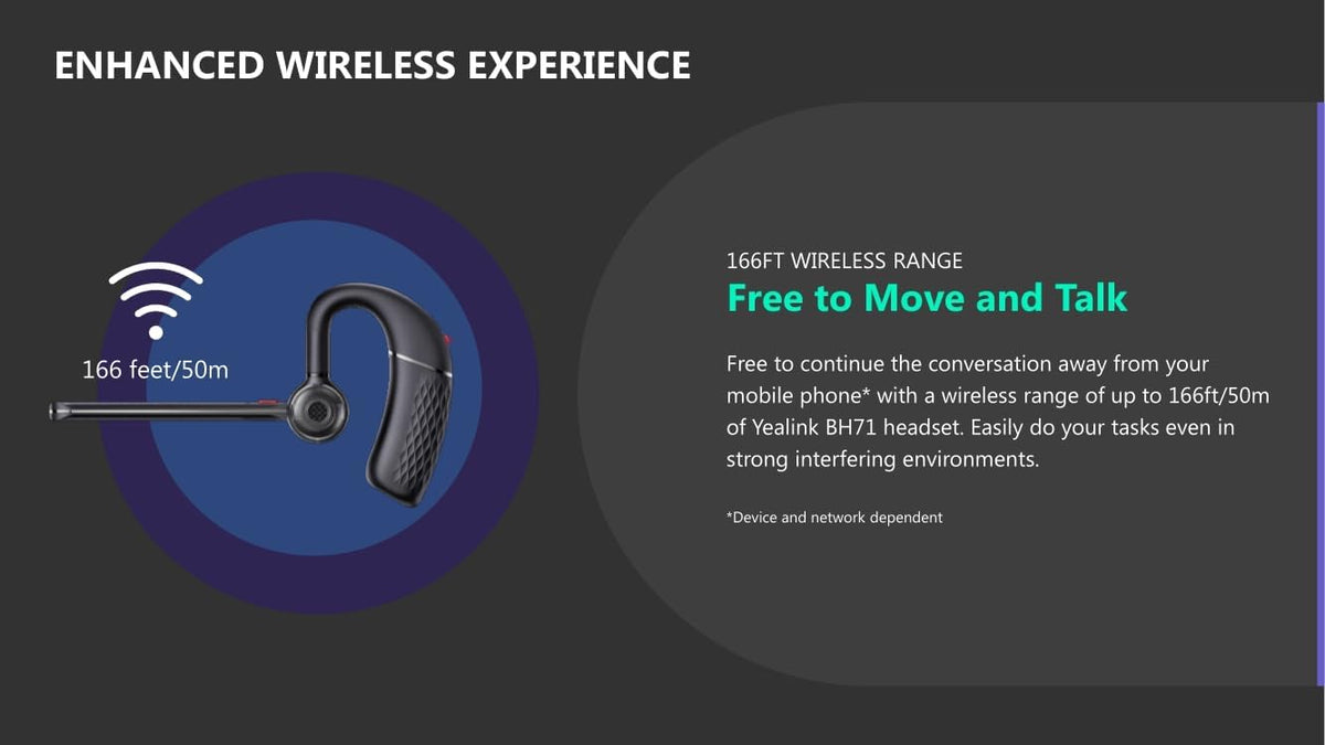 Yealink BH71 Pro USB Bluetooth Wireless Headset — product image 5