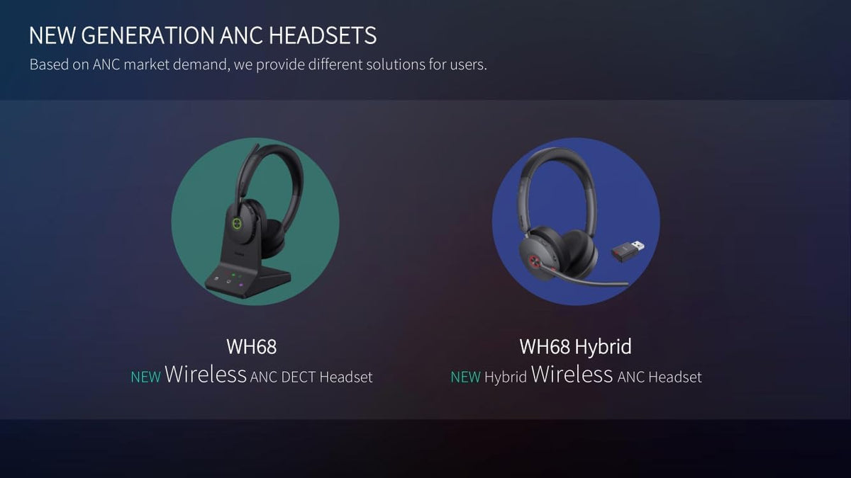 Yealink WH68 UC Wireless DECT & Bluetooth Headset — product image 5
