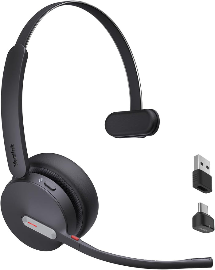 Yealink BH70 Mono UC Wireless Bluetooth Headset with USB-C Adapter