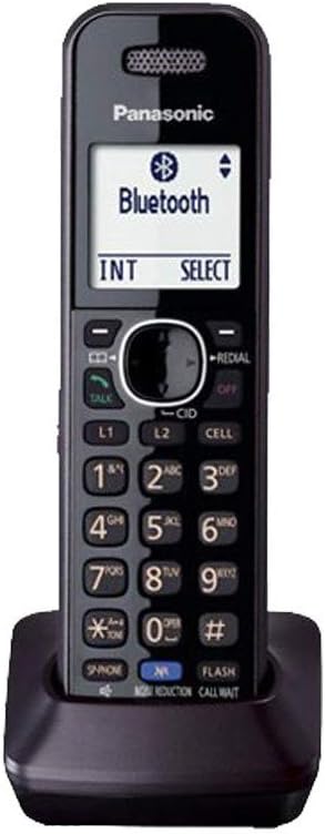 Panasonic KX-TGA950B New DECT 6.0 Plus Technology 2 Line Operation Caller ID 3-Way Conferencing Call Waiting Extra Handset for KX-TG95XX Series Telephones - 5Pack