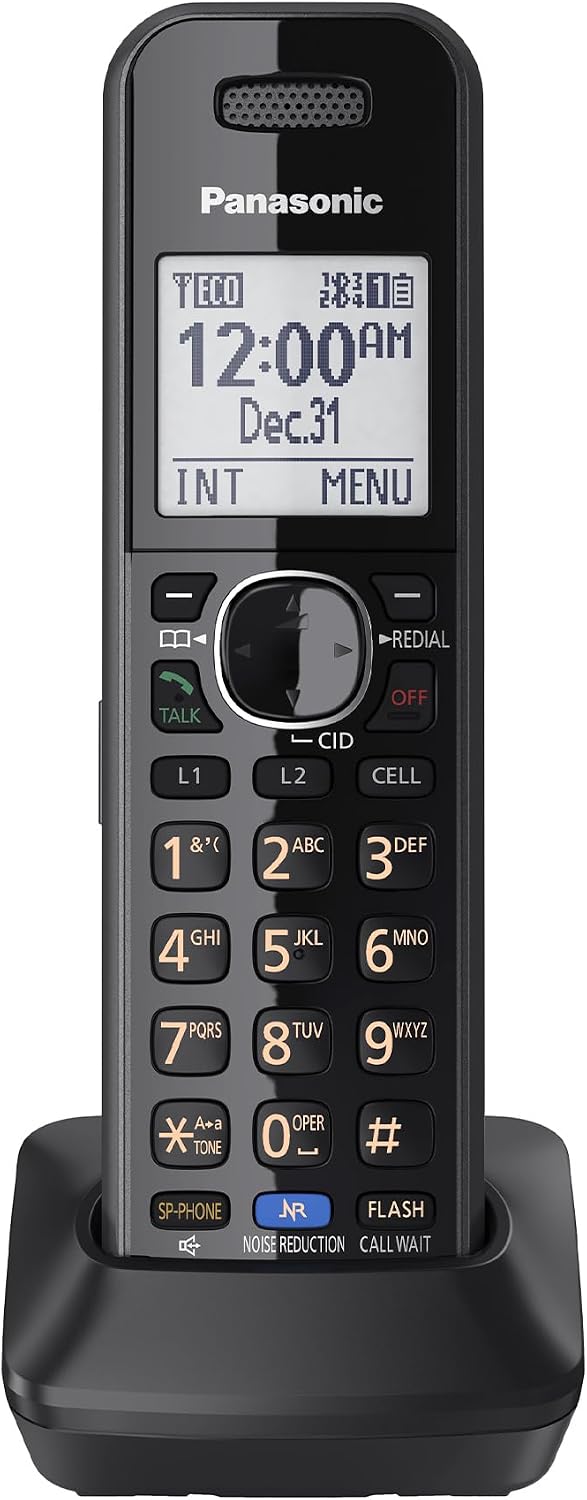 Panasonic KX-TGA950B New DECT 6.0 Plus Technology 2 Line Operation Caller ID