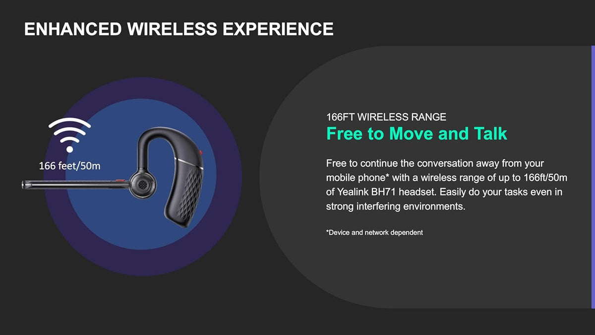 Yealink BH71 Wireless Headset with UC Workstation — product image 6