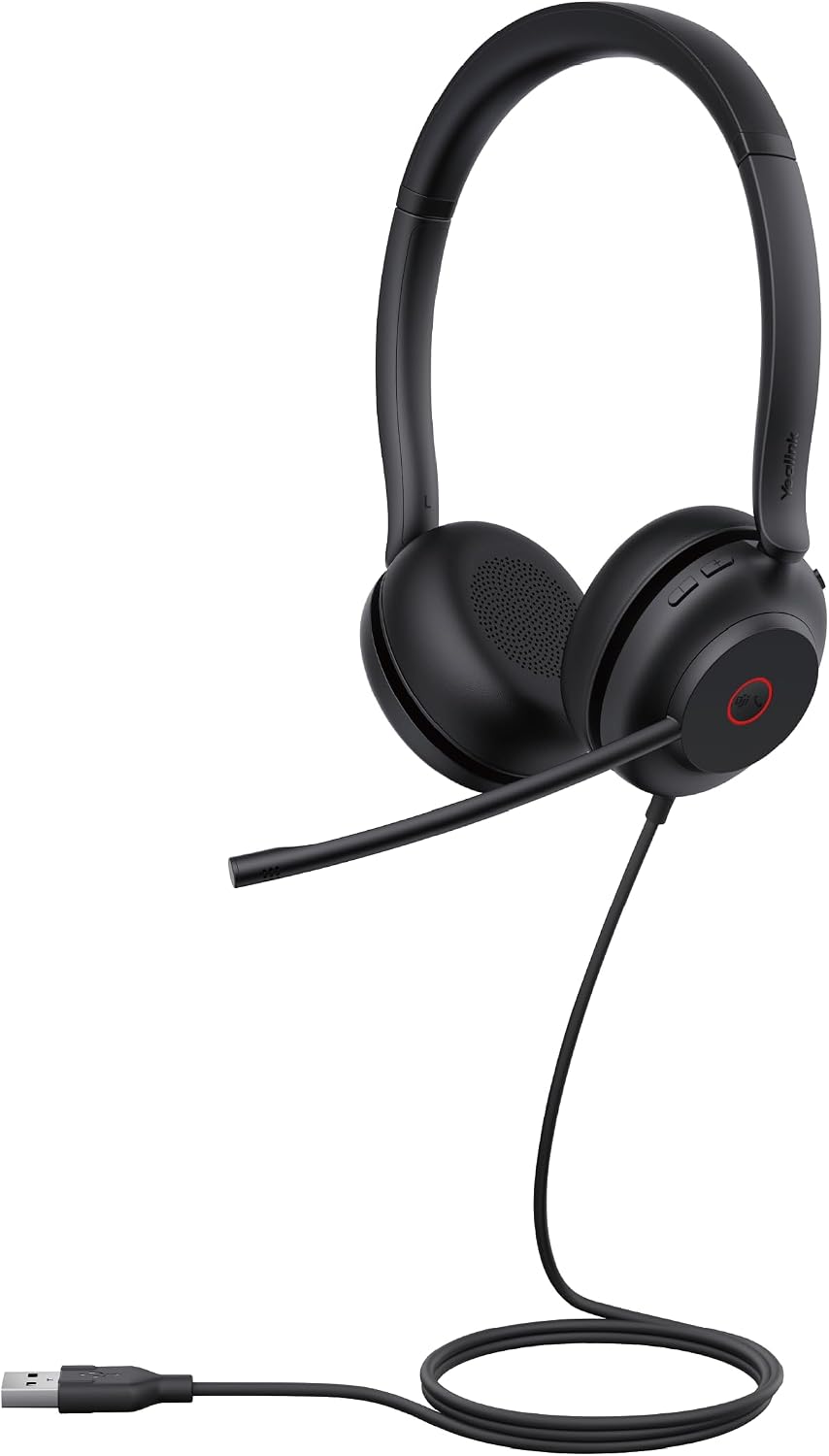 Yealink 1308134 UH35 Dual Teams USB Wired Headset Black