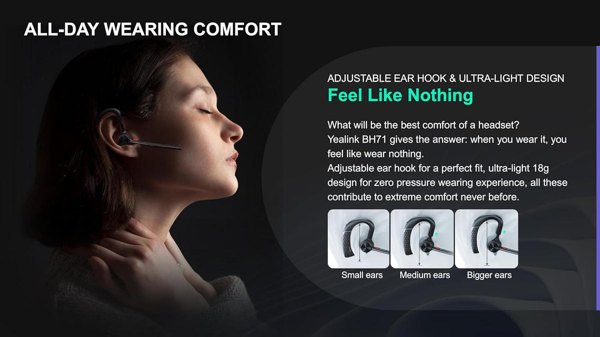 Yealink BH71 Wireless Headset with UC Workstation — product image 7