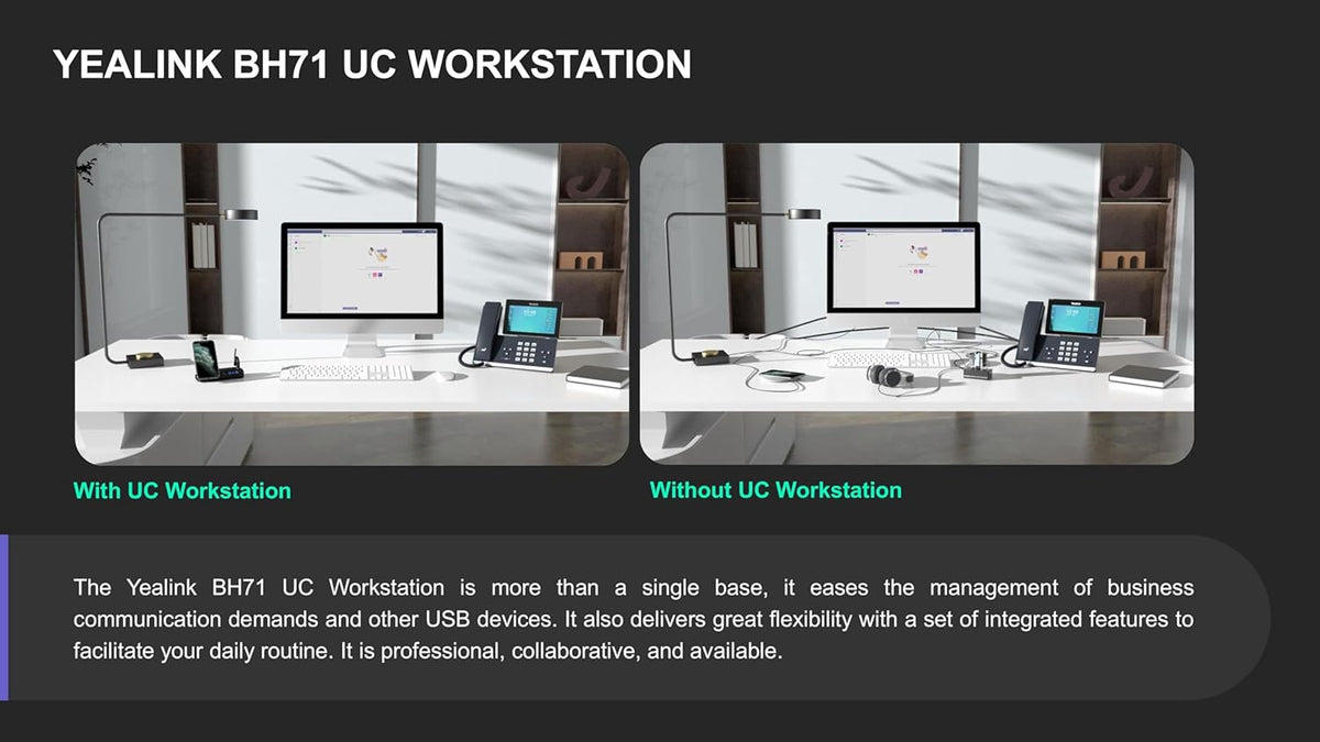 Yealink BH71 Workstation Pro Bluetooth Headset System — product image 8