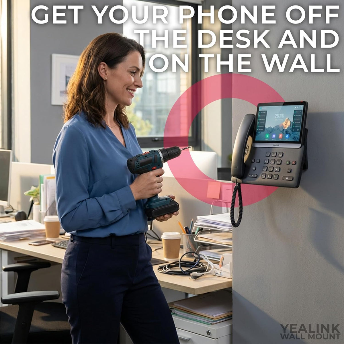 Yealink Wall Mount Bracket for T8 Series IP Phones — product image 7